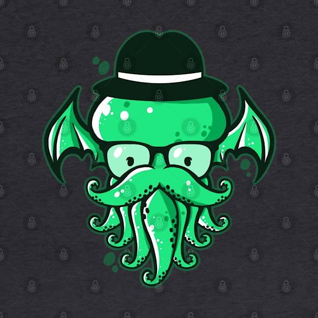 Hipster Cthulhu by NemiMakeit